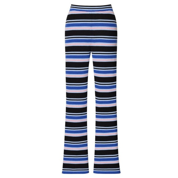 UNIQLO x MARNI Merino Blend Semi Flare Knitted Pants in Blue Sz. Small - Picture 6 of 15